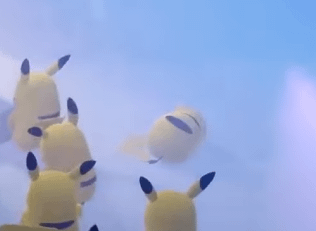 this particular pikachu sleeping in the entire DJ portion of Pokemon Presents