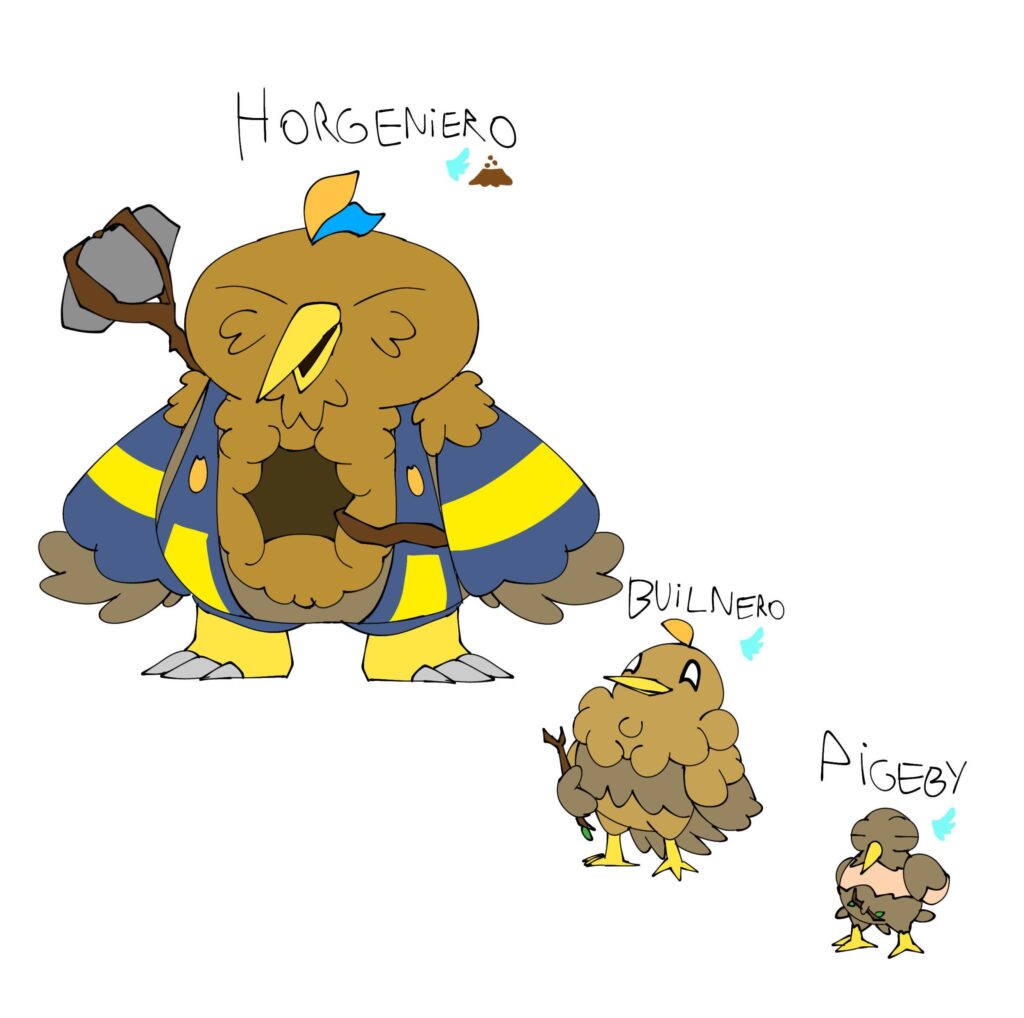 The regional bird for my fangame