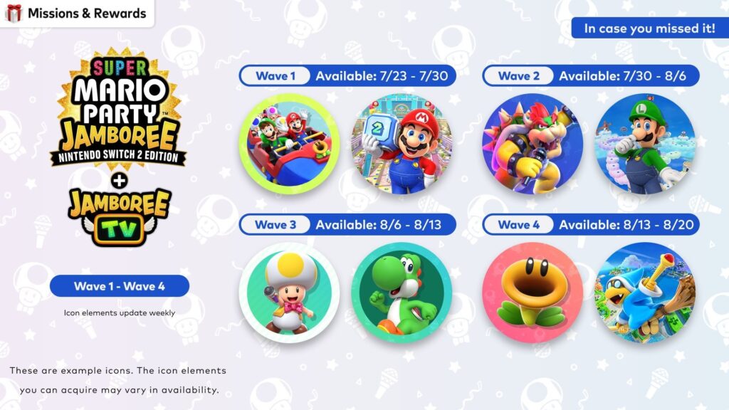 Mario Party Jamboree Nintendo Switch 2 Edition + Jamboree TV NSO Icons are now Available!
