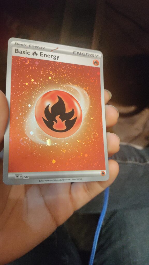 Energy card with 4 SWIRLS