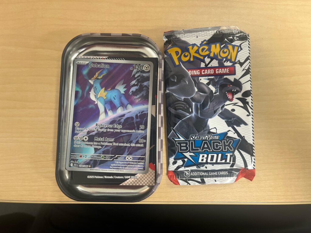 Pulled from BB booster pack in tin!