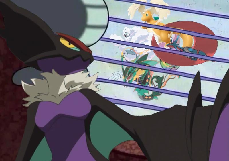 I suppose this is what happens when your flying/dragon instead of dragon/flying