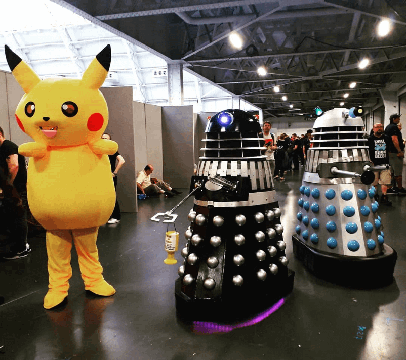 Daleks: "Exterminate!" Pikachu: "PIKAAA!?"