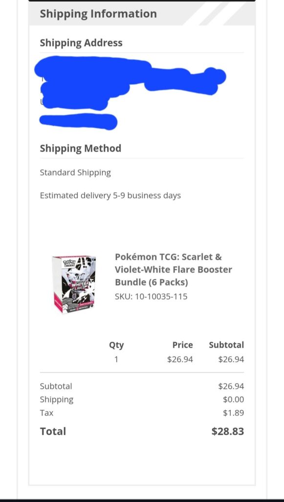 First time I have ever actually placed a pre order for cards, but non have arrived