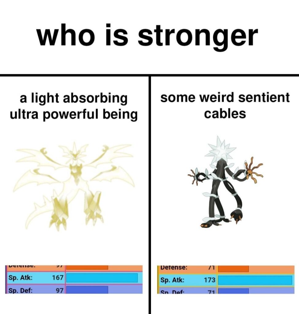 (OC) The stats of Ultra Nekrozma are far from being lore accurate