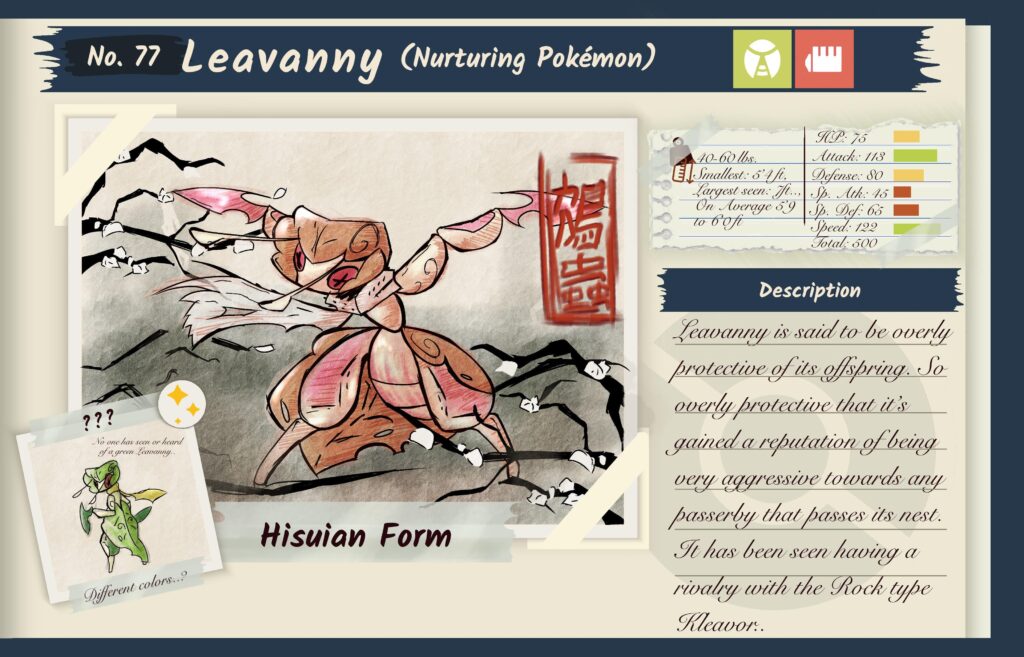 Hisuian Leavanny