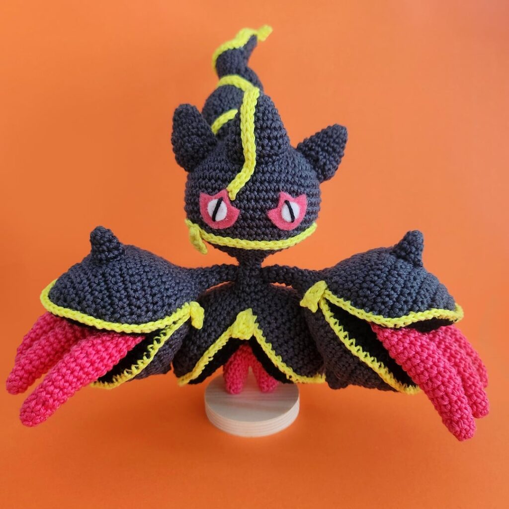 I crocheted Mega Banette!