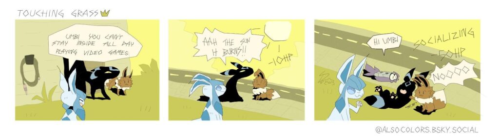 [OC] Touching Grass