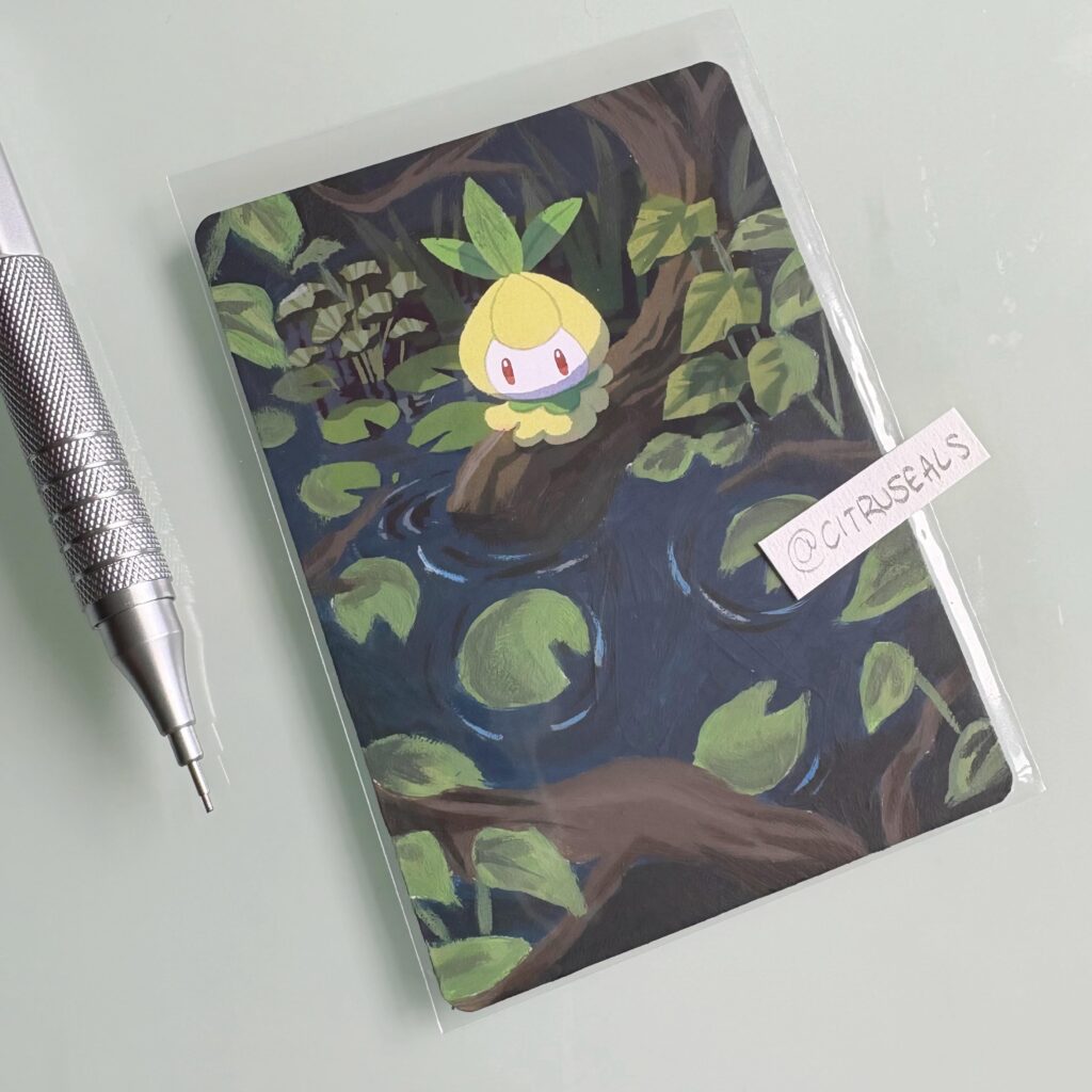 Petilil Painted Card