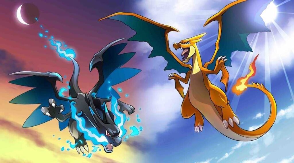 New English TCG set featuring Mega Zard