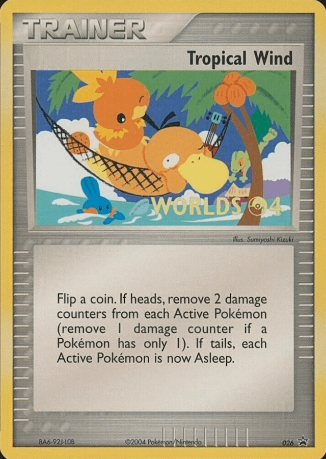 I realized that all Worlds promos features Psyduck