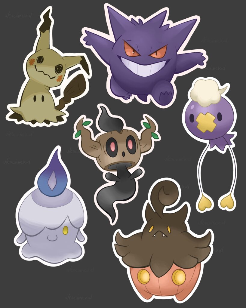 Some Ghost Types I drew recently