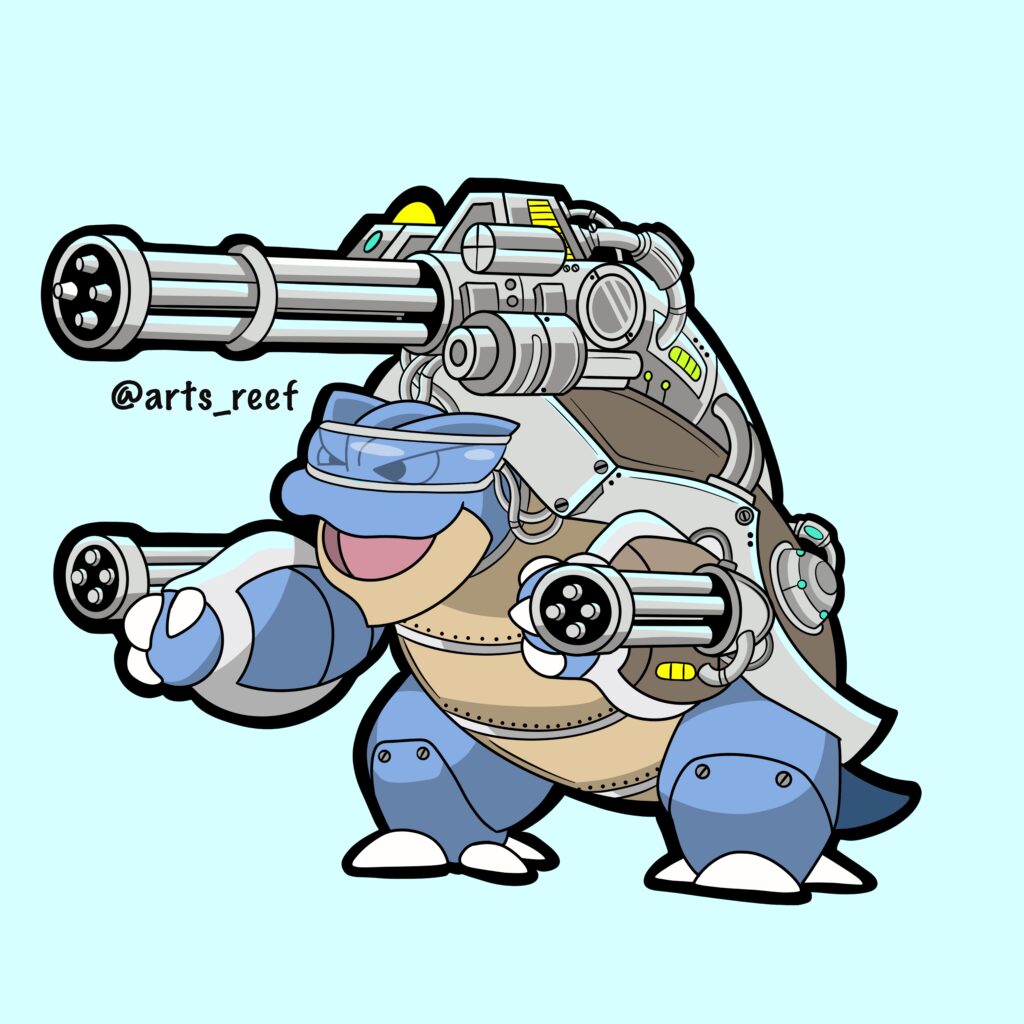 Blastoise drawing