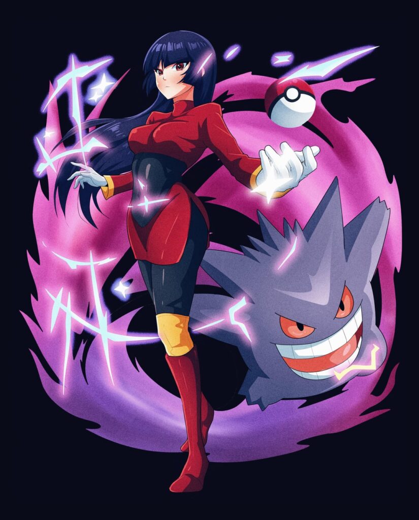 [OC] Sabrina’s Gengar (@shay.minty on ig)