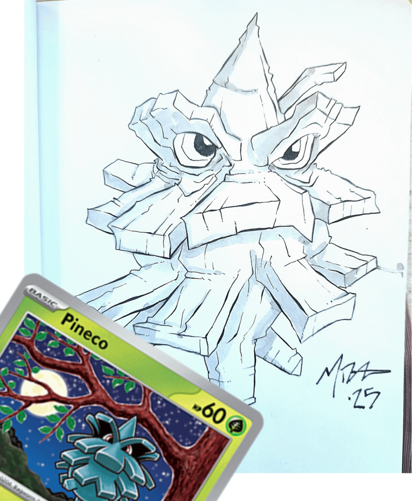 Pineco sketch (OC)