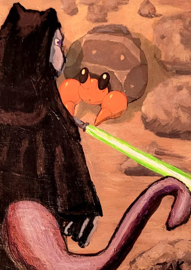 Dwebble and Dark Lord Crustle [OC]