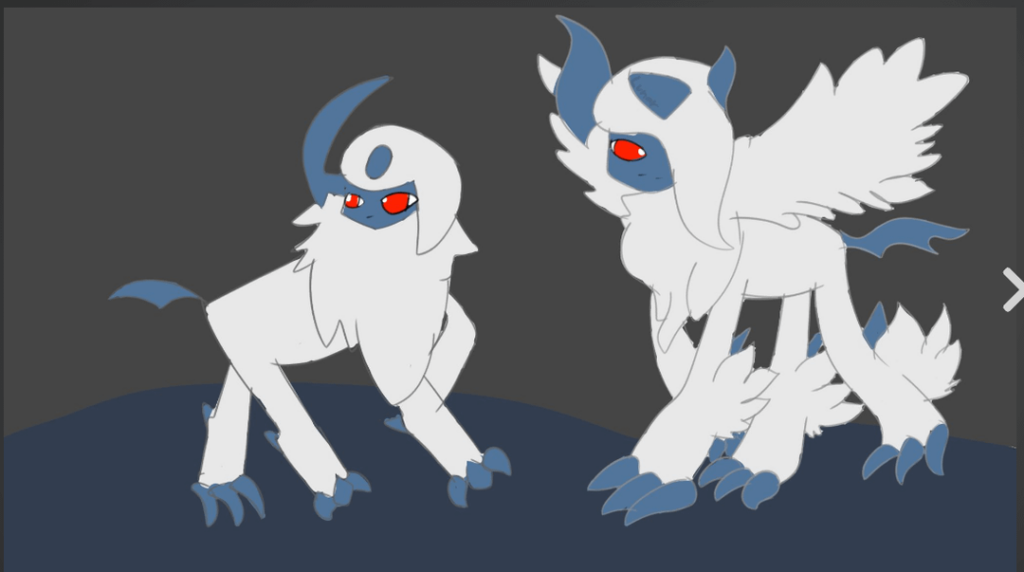 Human absol and mega absol