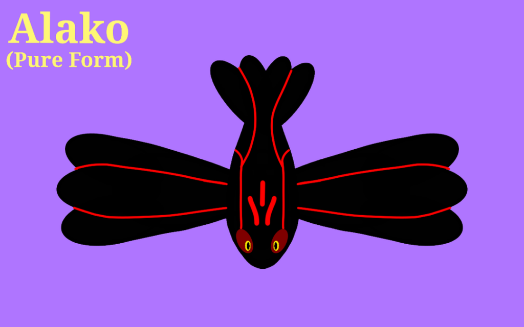(My OC) Alako, The Deep Trauma Pokémon, Dark/Poison Type.