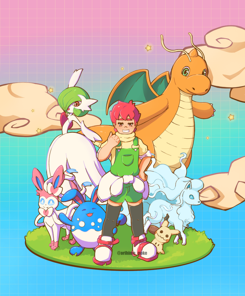 My new team that I drew, really happy with the result! 🤗
