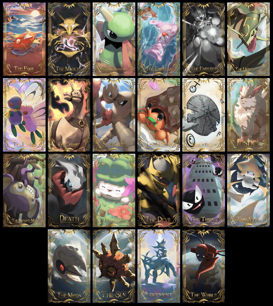 My Full Deck for Pokémon Tarot Cards on Kickstarter!