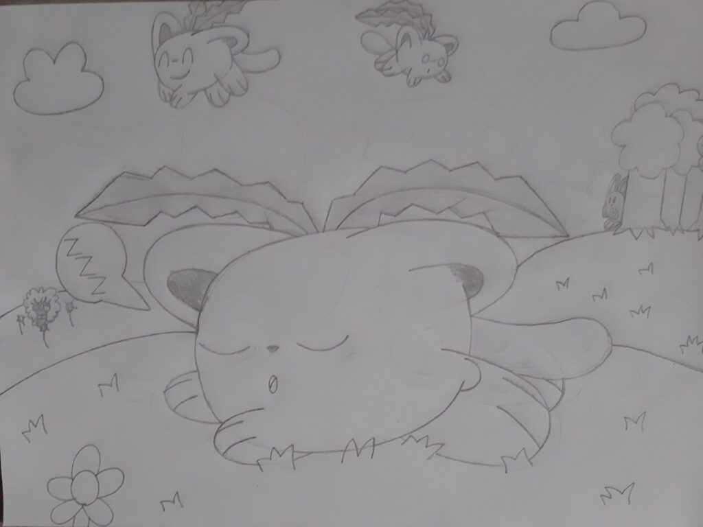 (OC) Sleeping Hoppip