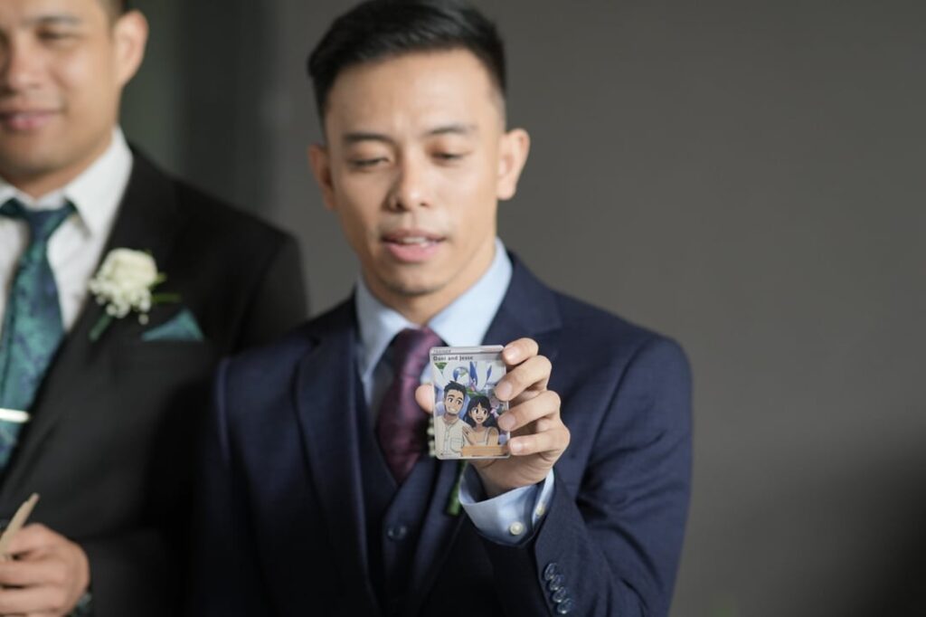 Pokemon Card for a wedding