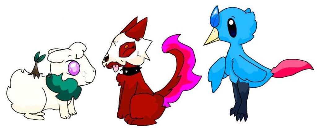 Starter Pokemon redesign