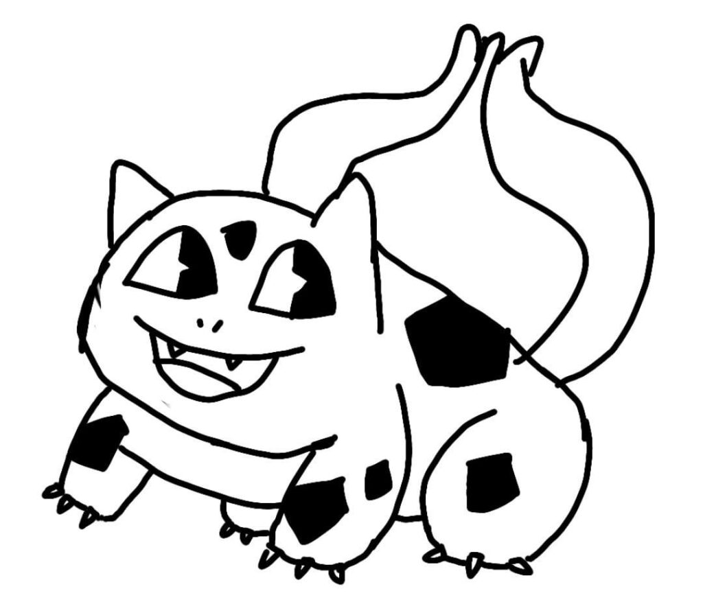 Drew Bulbasaur in rubber hose style!
