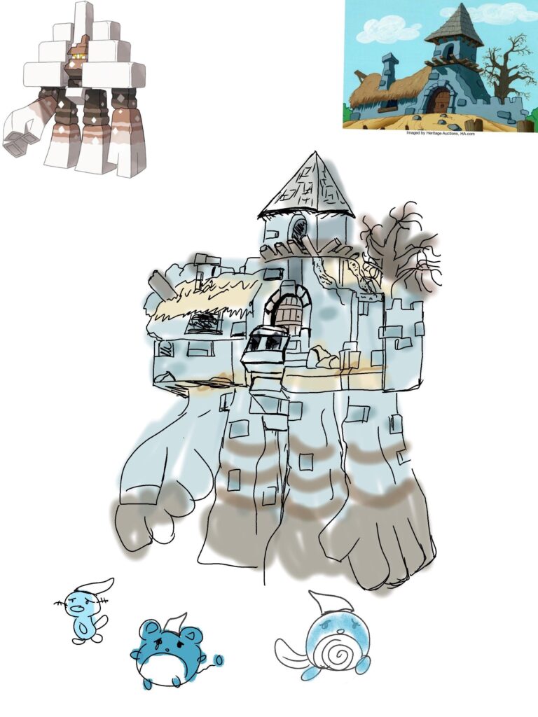 Dumb doodle concept- Gargamelcle.