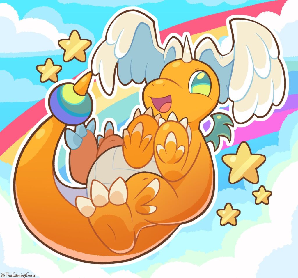 Pokémon Legends ZA - Mega Dragonite (Drawn by me)
