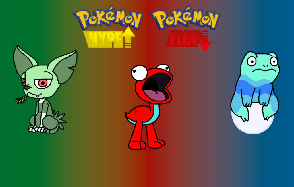 I wanted to make my own fakedex and decided to turn internet memes into a complete 151 fakemon dex. Day 1: Starters