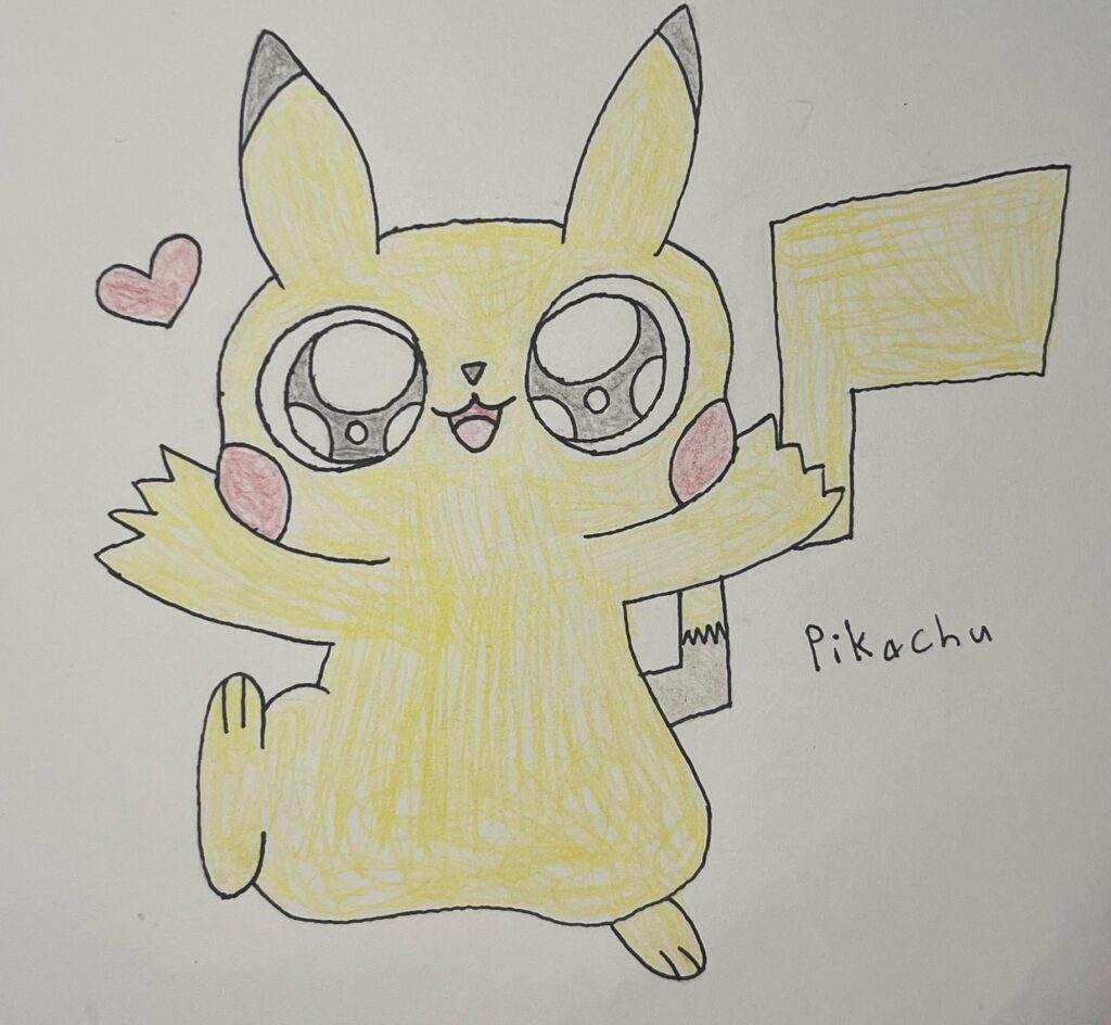Hi, I drew you a Pikachu! ⚡️❤️
