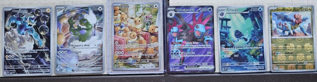 My son and I opened 2 ETB's (White Flare/Black Bolt) and a Masks of Ogerpon box, these are the pulls.