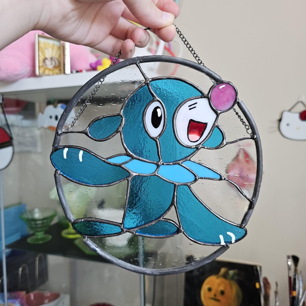 Popplio Stained Glass I made