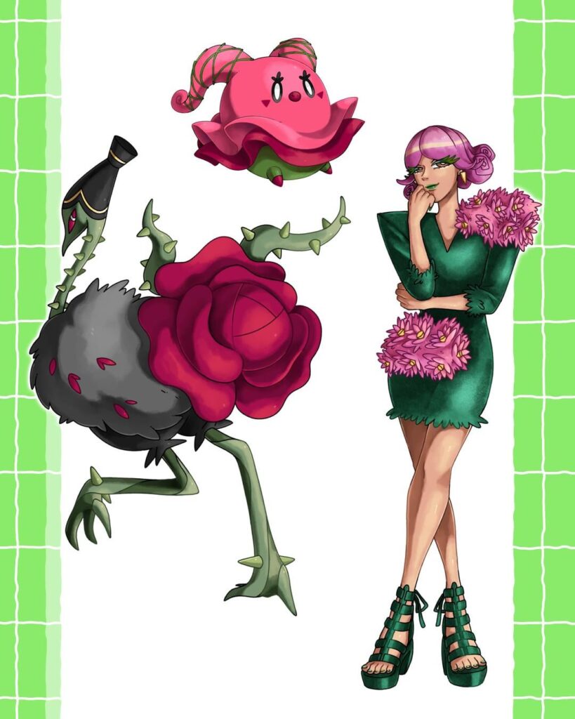 Gym Leader Type Swap! Tulip as GRASS TYPE Gym Leader