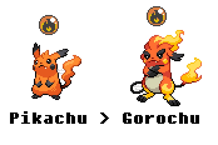 Pikachu and not Raichu regional evolution