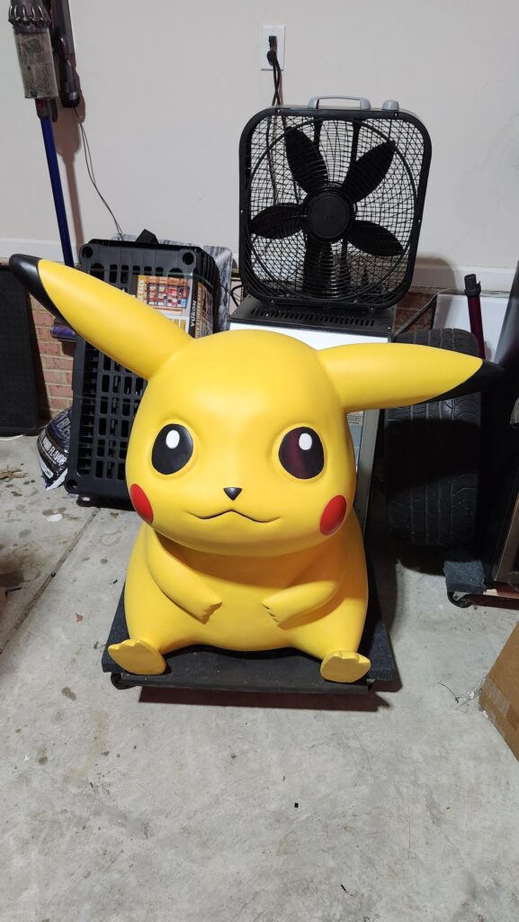 Pikachu statue from Pokemon The First Movie Premiere