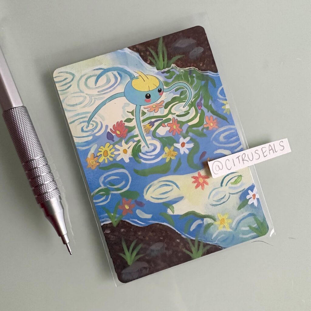 Surskit Painted Card [OC]