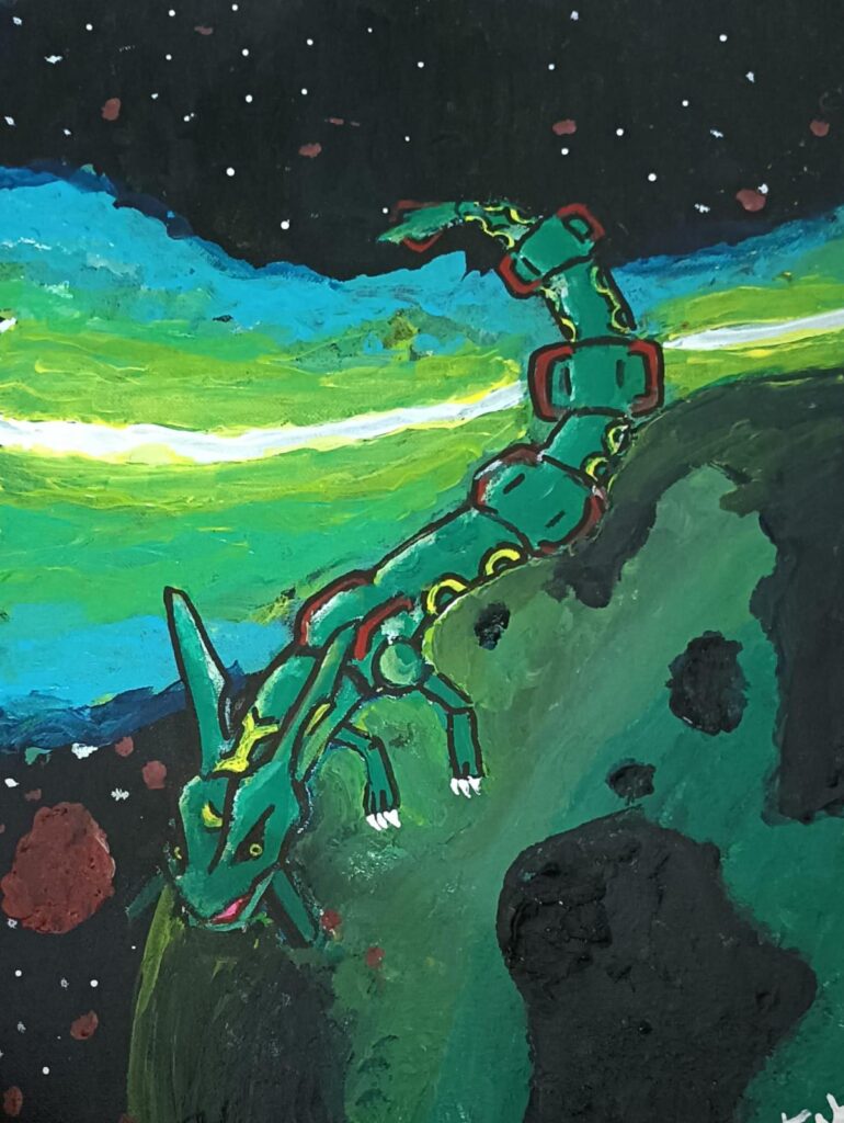 My painting of rayquaza