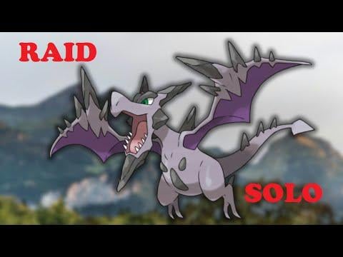 Raid Solo Mega Aerodactyl/Bite/Rock Slide vs Crowned Shield Zamazenta LV40 (NWB,No Blade boost)