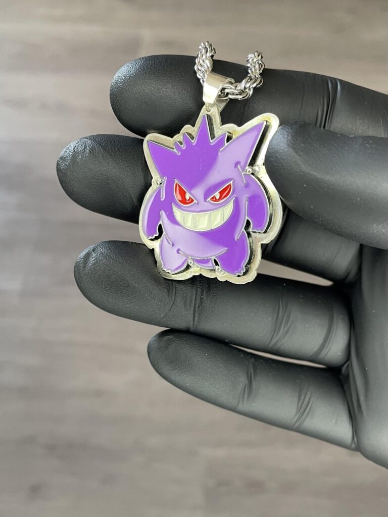 [OC]A pendant I made a little while ago🔥 Gengar😈. Silver 950. Unique piece..✌️