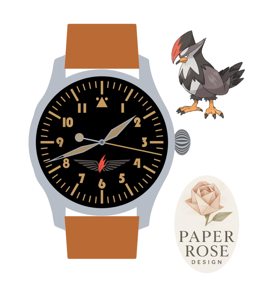 [OC] I designed a Staraptor Stowa Flieger watch