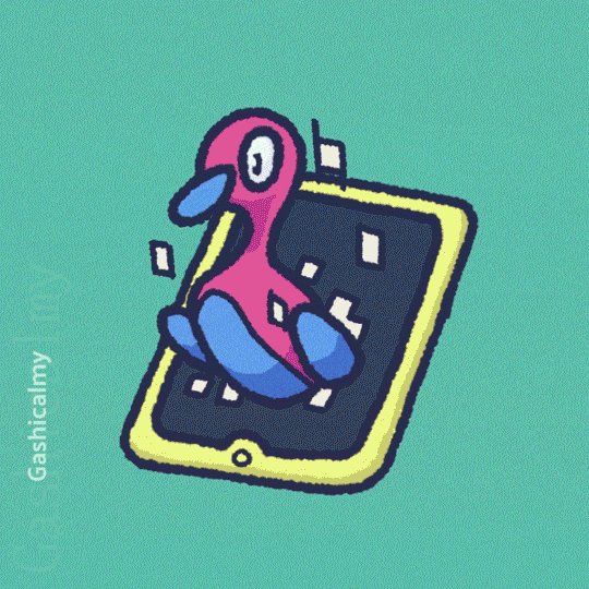 [OC] That time that I accidently made a cool animation :v | Porygon 2 gif
