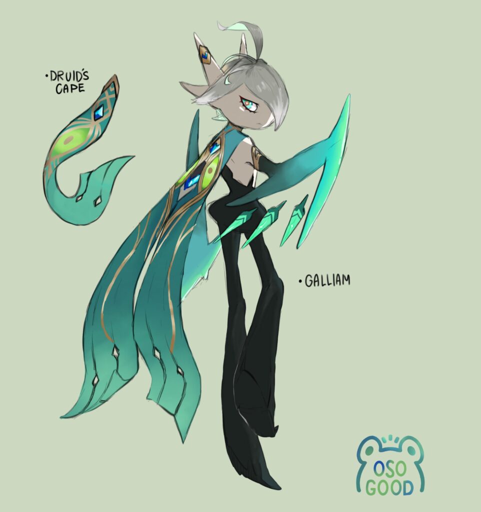 Galliam the druid Pokemon