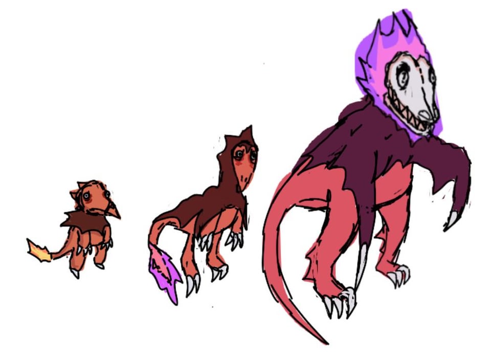 Fakemon for my region made by my friend. (The last one is made by me)