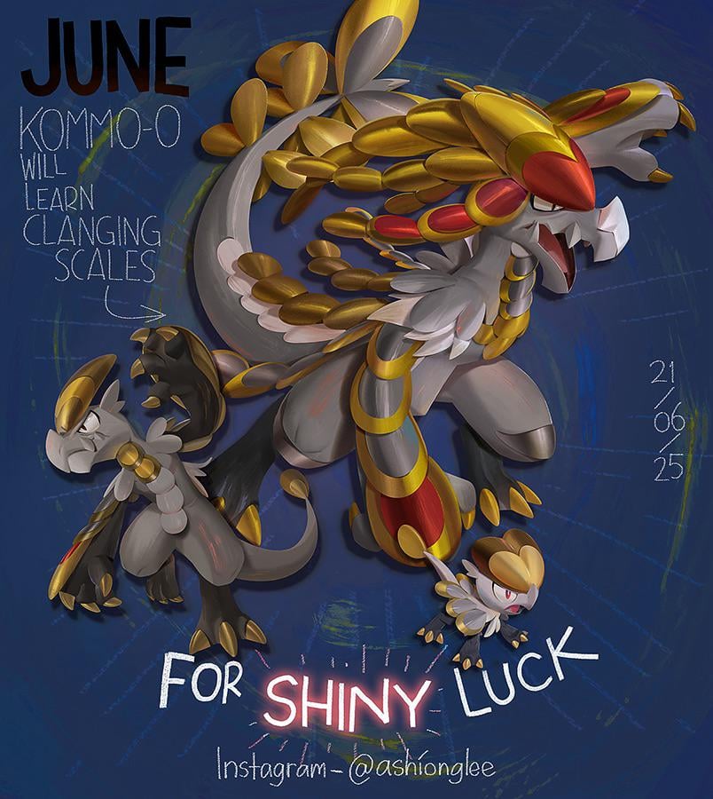 Jangmo-o family for this month!