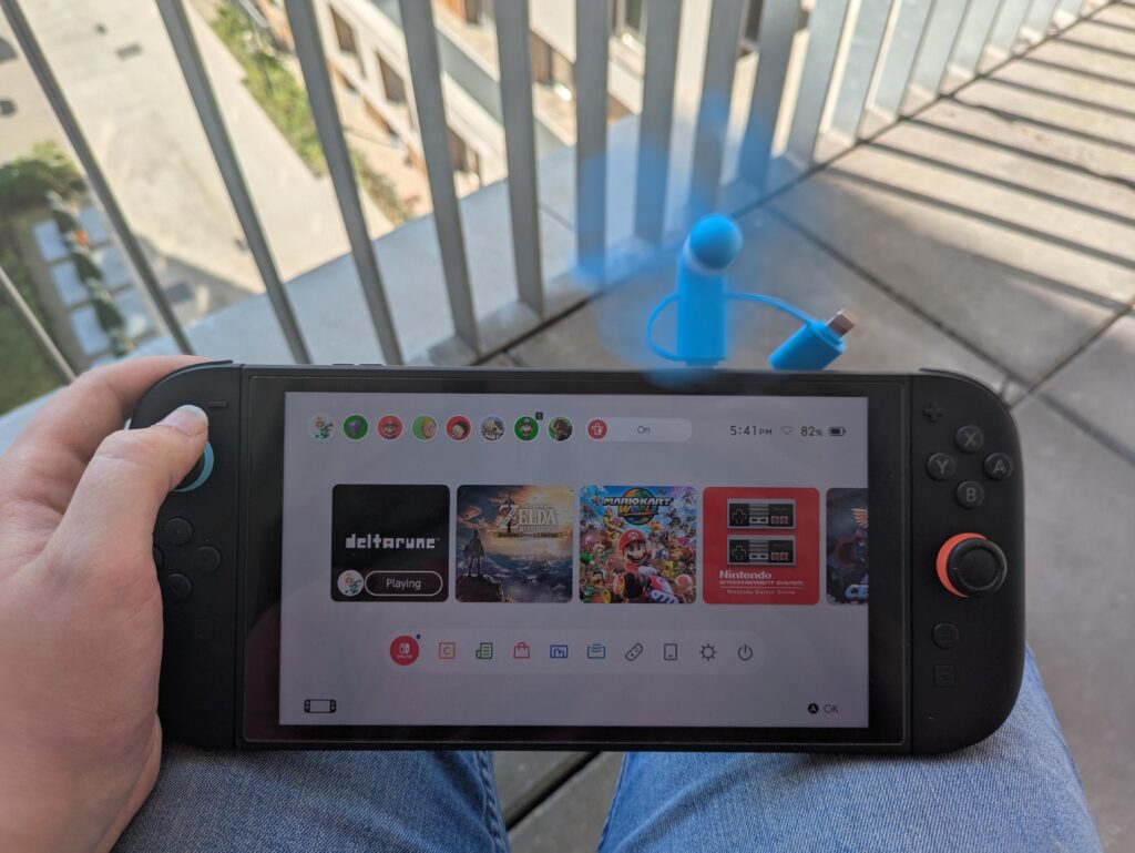 Found another use for the top USB-C port!