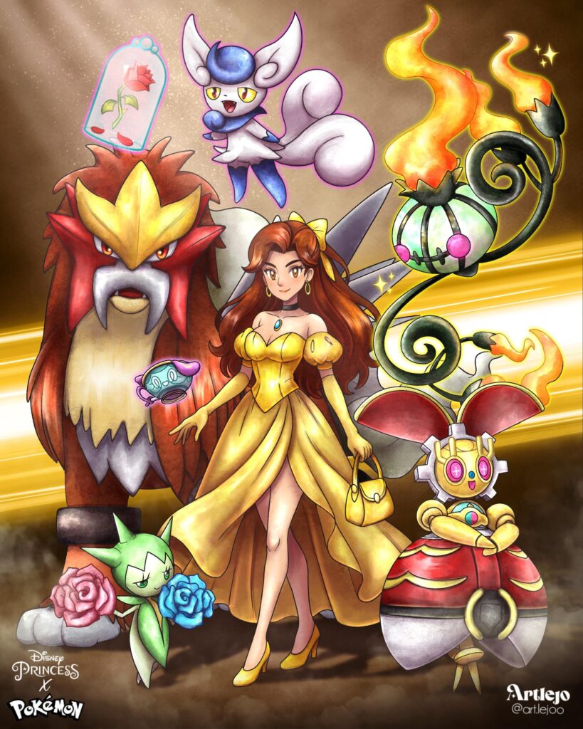 ✨What if princess Belle were a Pokemon trainer?