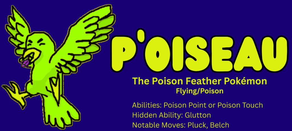 Who's that Pokémon? It's P'Oiseau!