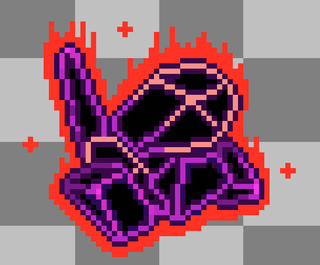 Been helping a friend with a Pokemon Firered rom-hack idea... Been stuck tracing a Porygon sprite until I found a readable style for a Porygon-R. (Then I actually make a fully original sprite)